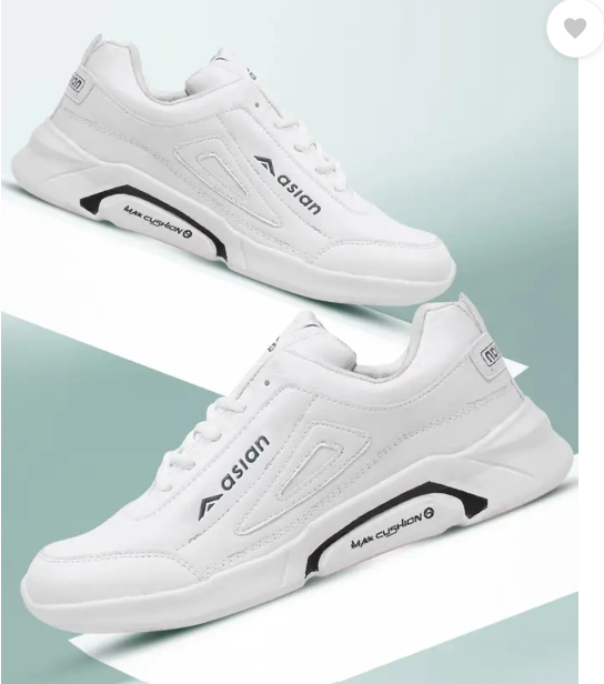 Waterproof-05 sports shoes for men | Latest Stylish Casual sport shoes for men | running shoes for boys | Lace up Waterproof white shoes for running, walking, gym, trekking, hiking & party Running Shoes For Men